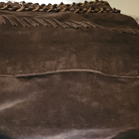 Leather Suede Ladies Jacket - Picture 4 of 10